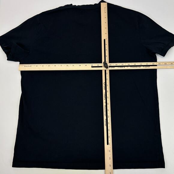 Armani Exchange T Shirt Milano New York Lines Black Short Sleeve XL X-Large - Picture 9 of 9